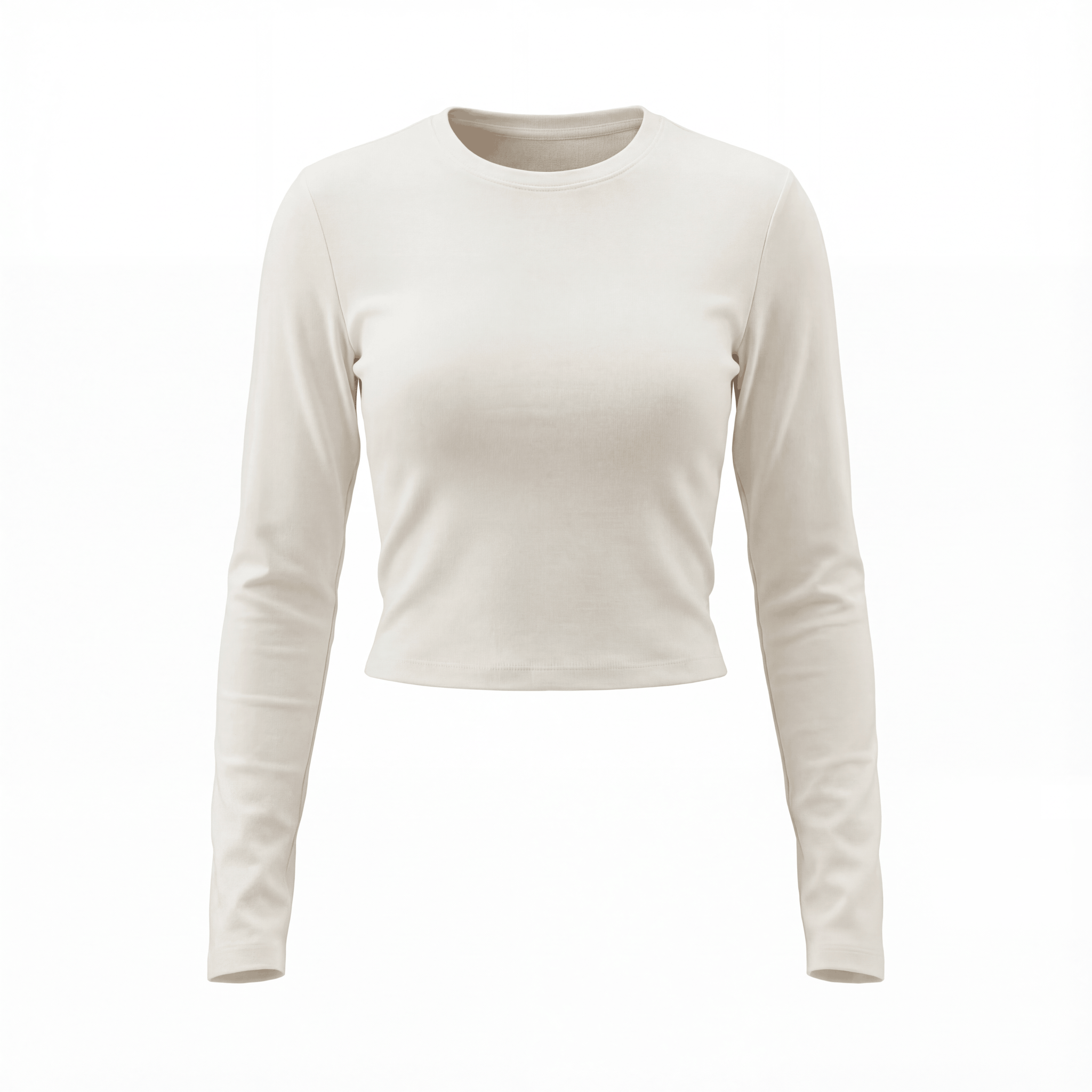 Essential Long Sleeve Top on model