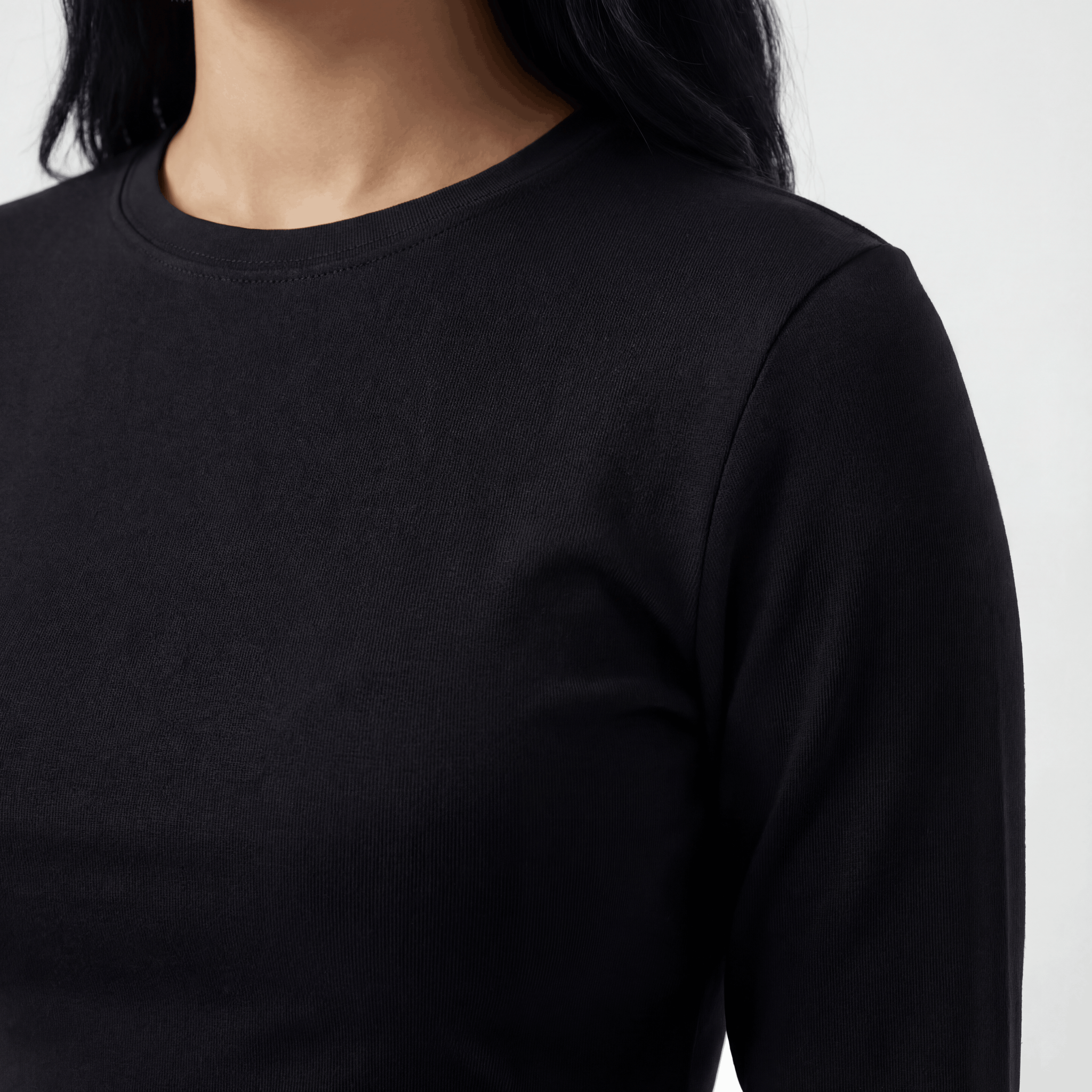 Essential Long Sleeve Top closeup detail