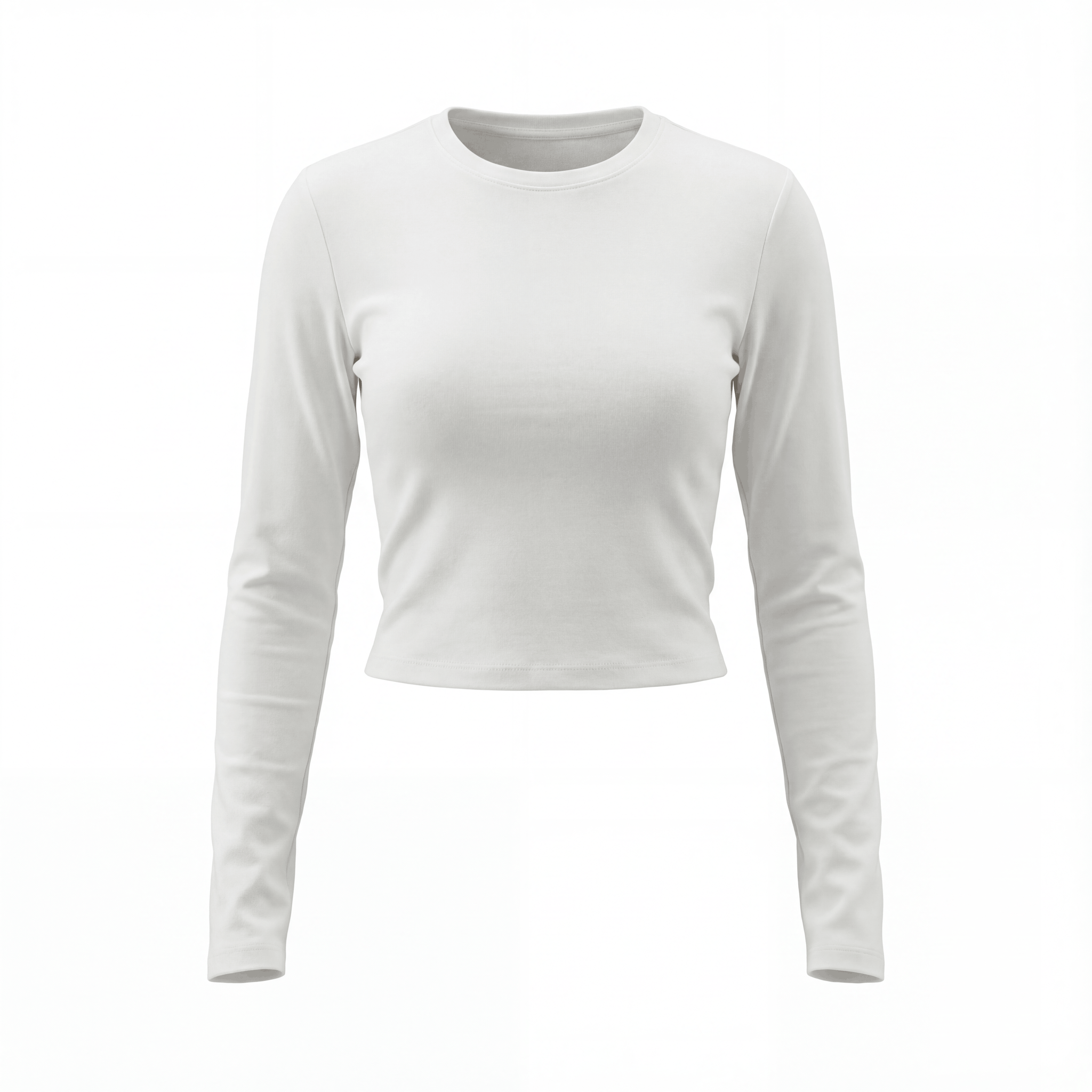 Essential Long Sleeve Top on model