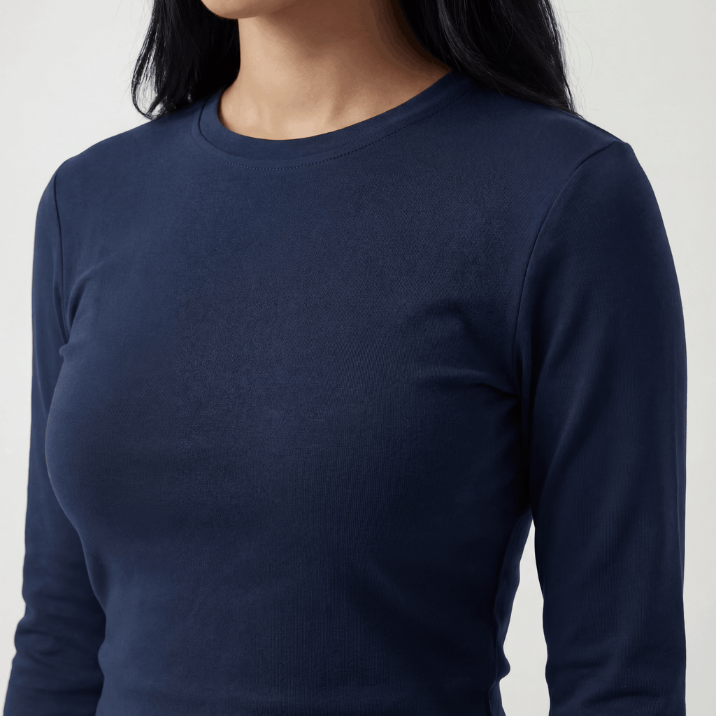 Essential Long Sleeve Top closeup detail